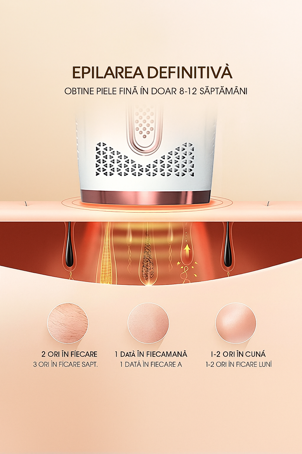 Epilator cu LASER 2.0